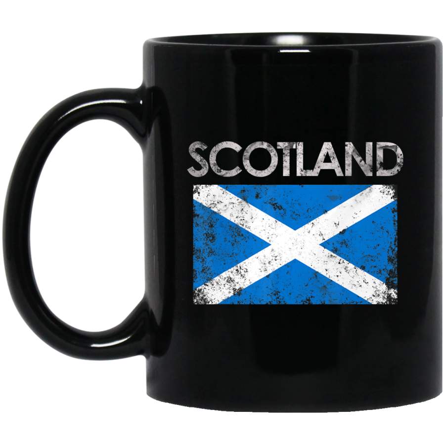 Vintage Scotland Flag Pride Scottish _2630 Coffee Mug