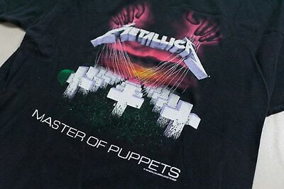 Vintage Metallica Master Of Puppets Tour T-shirt R Of God 3194