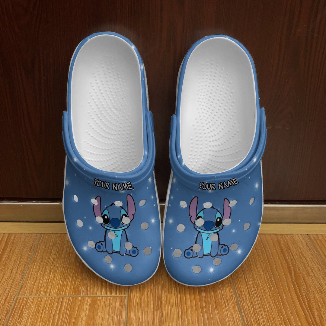 Stitch And Lilo Gift For Lover Rubber Crocs Crocband Clogs, Stitch And Lilo 2 Comfy Footwear