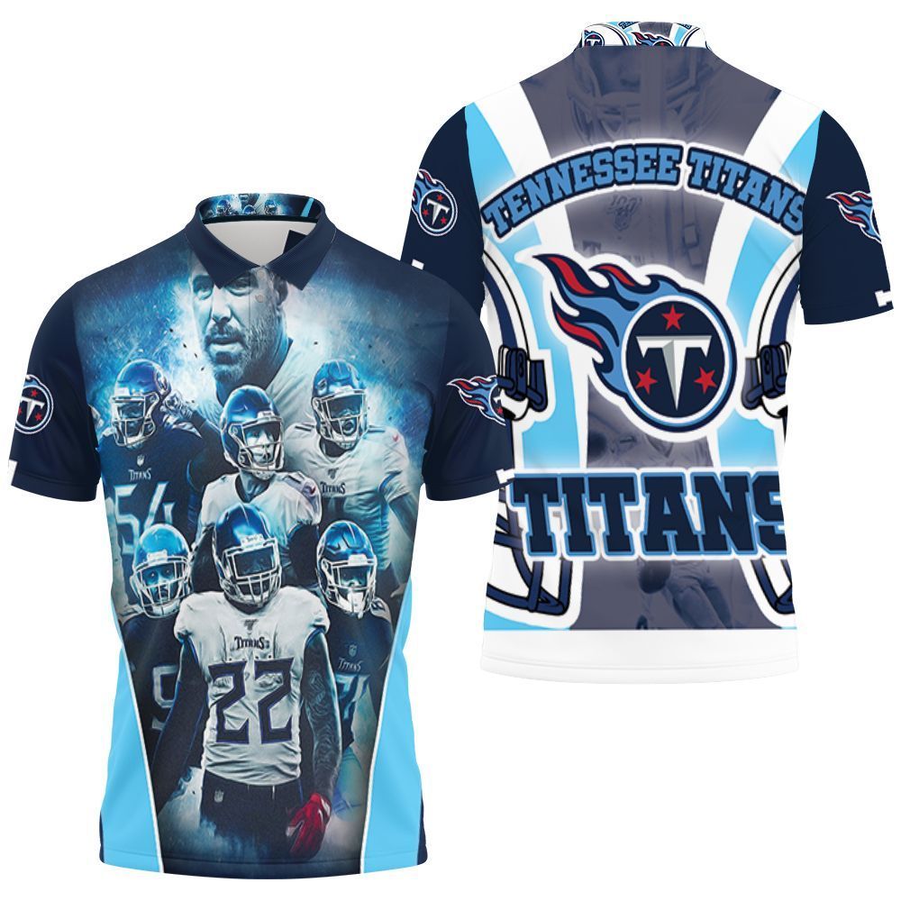 Tennessee Titans Team Afc South Division Champions Super Bowl 2021 3D Polo Shirt, Jersey