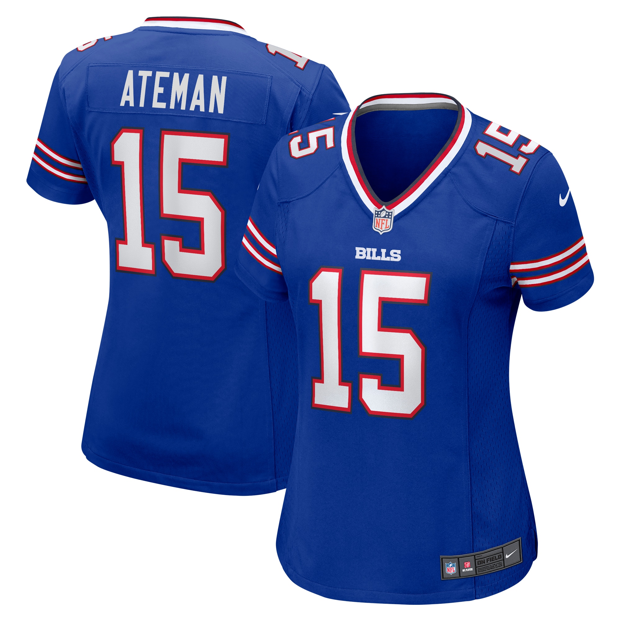 Women’s Buffalo Bills Marcell Ateman Royal Team Game Jersey