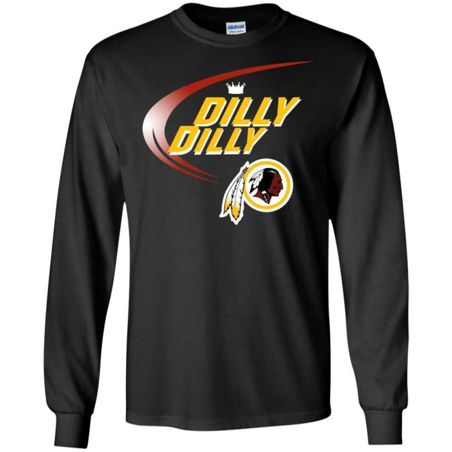 AGR Dilly Dilly Redskins Sport Long Sleeve T-shirt