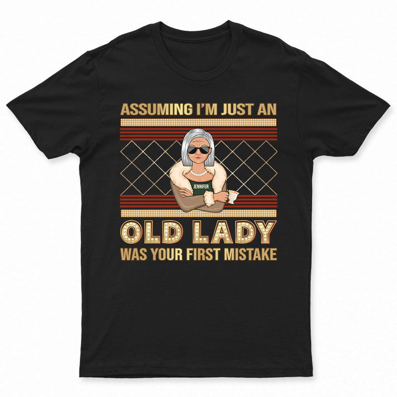 Assuming I’M Just An Old Lady – Personalized Custom Sweatshirt