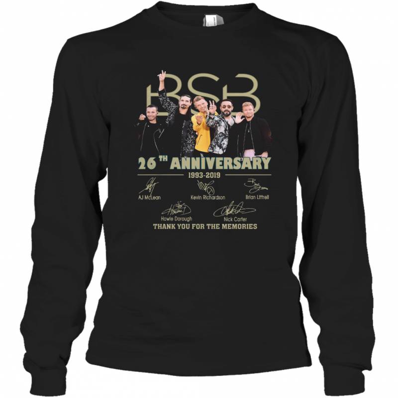 Backstreet Boys 26th anniversary 2019 Long Sleeve T-Shirt