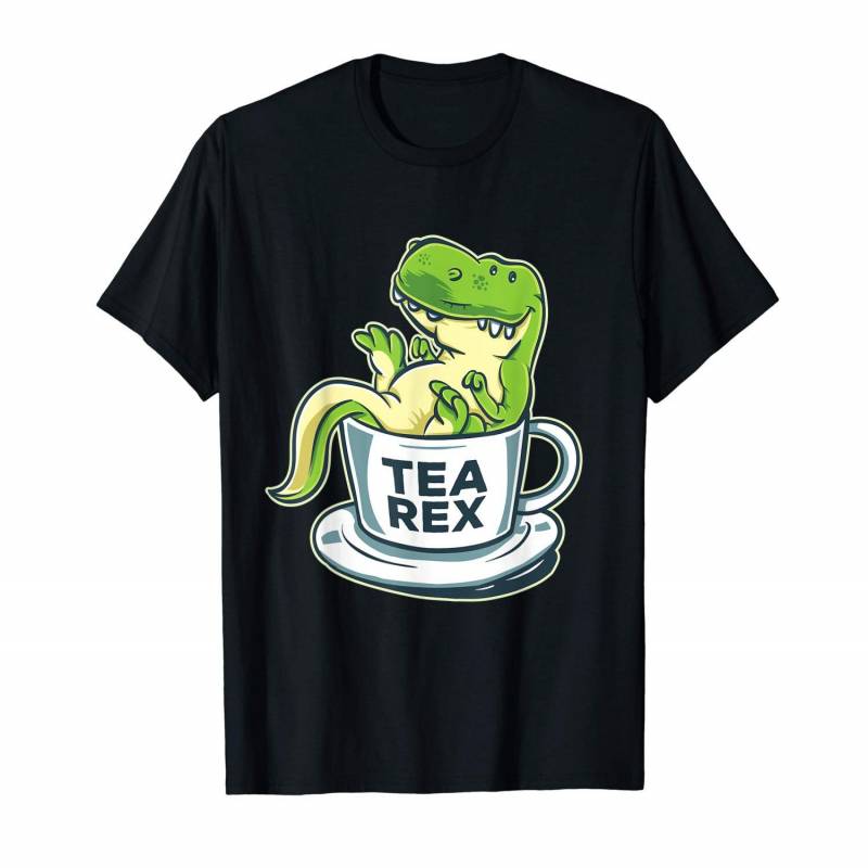 Tea Rex Funny Tea Time Joke Dinosaur Tea Lover Gift T-rex T-shirt