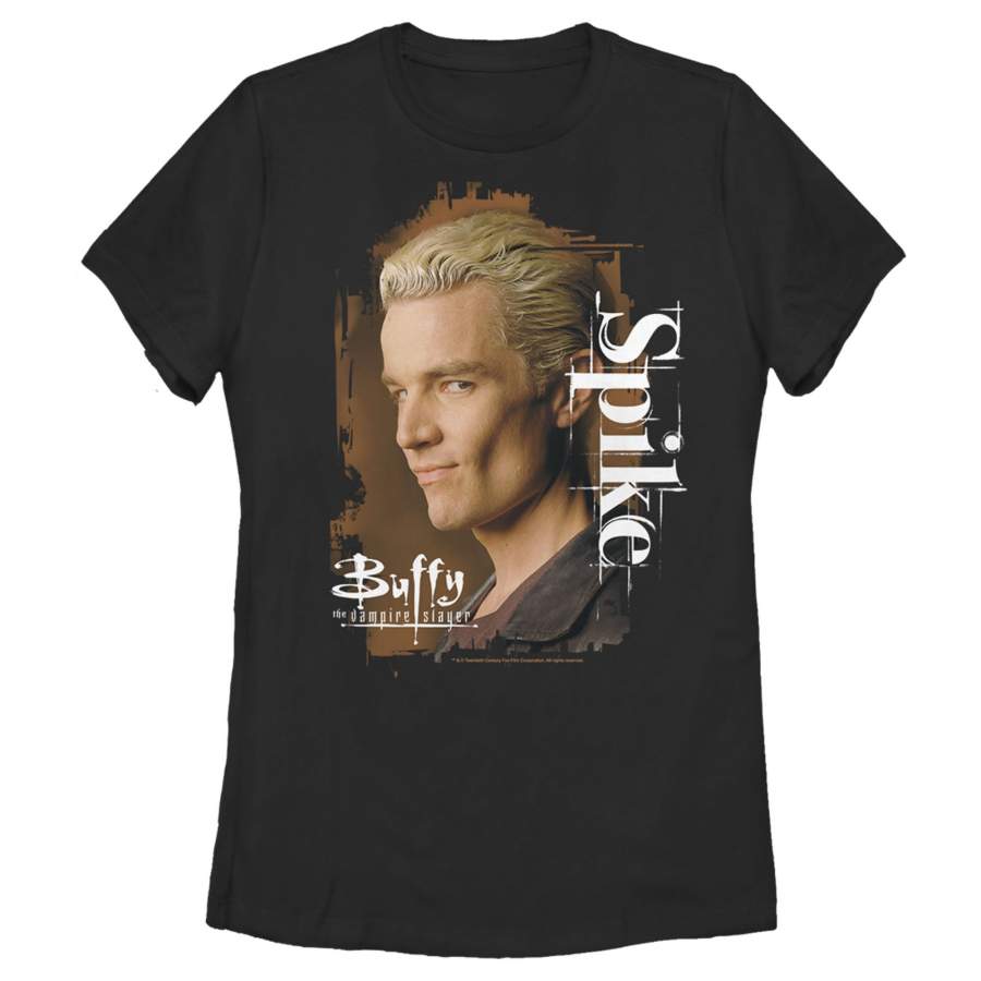 Buffy the Vampire Slayer Women’s Spike Portrait  T Shirt