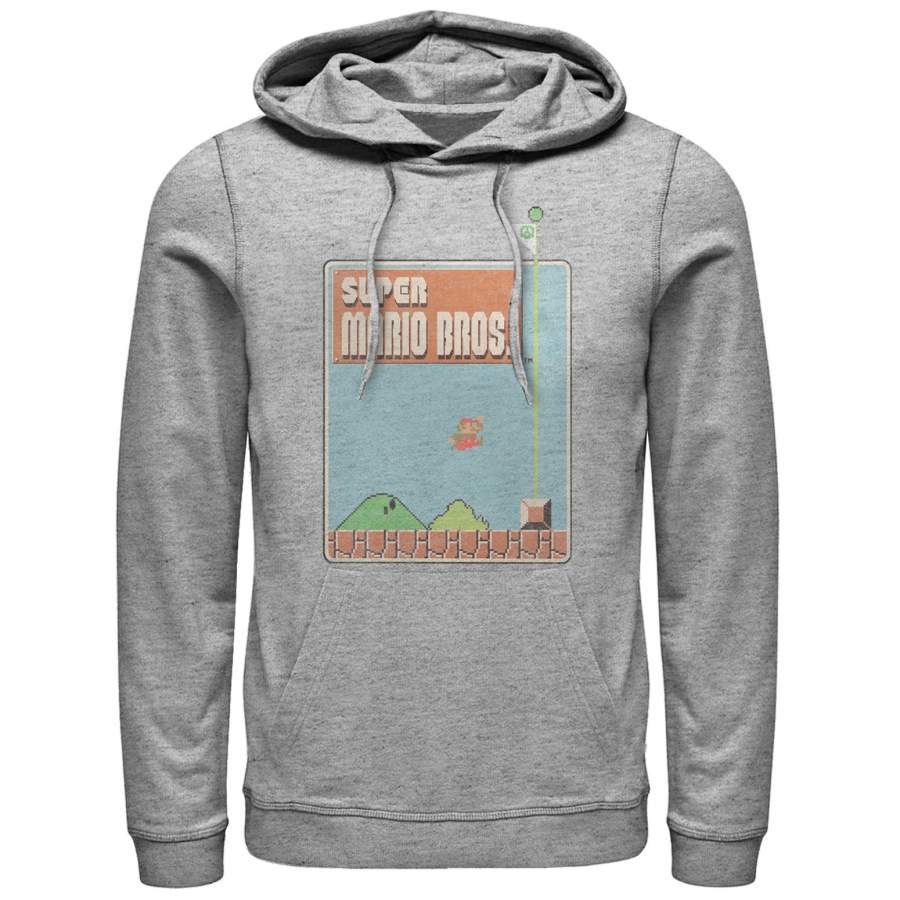 Nintendo Men’s Vintage Mario Fly Screen  Lightweight Hoodie