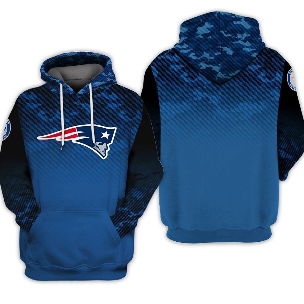 New England Patriots 3D All Over Printed Hoodie