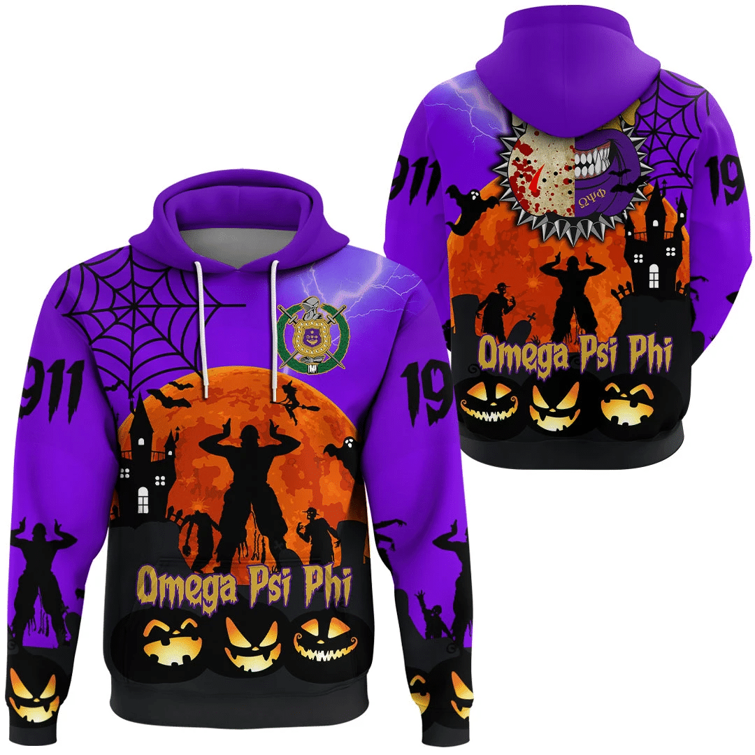 Getteestore Hoodie – Omega Psi Phi Halloween Hoodie A31