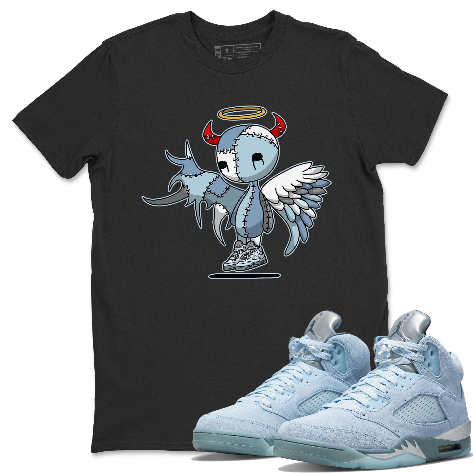 Devil Angel T-Shirt – Air Jordan 5 Blue Bird