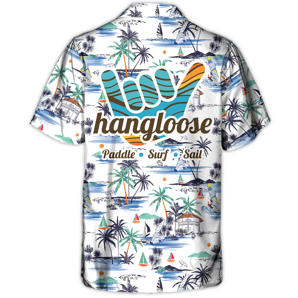 Windsurfing Hangloose Paddle Surf Sail – Hawaiian Shirt – Owl Ohh