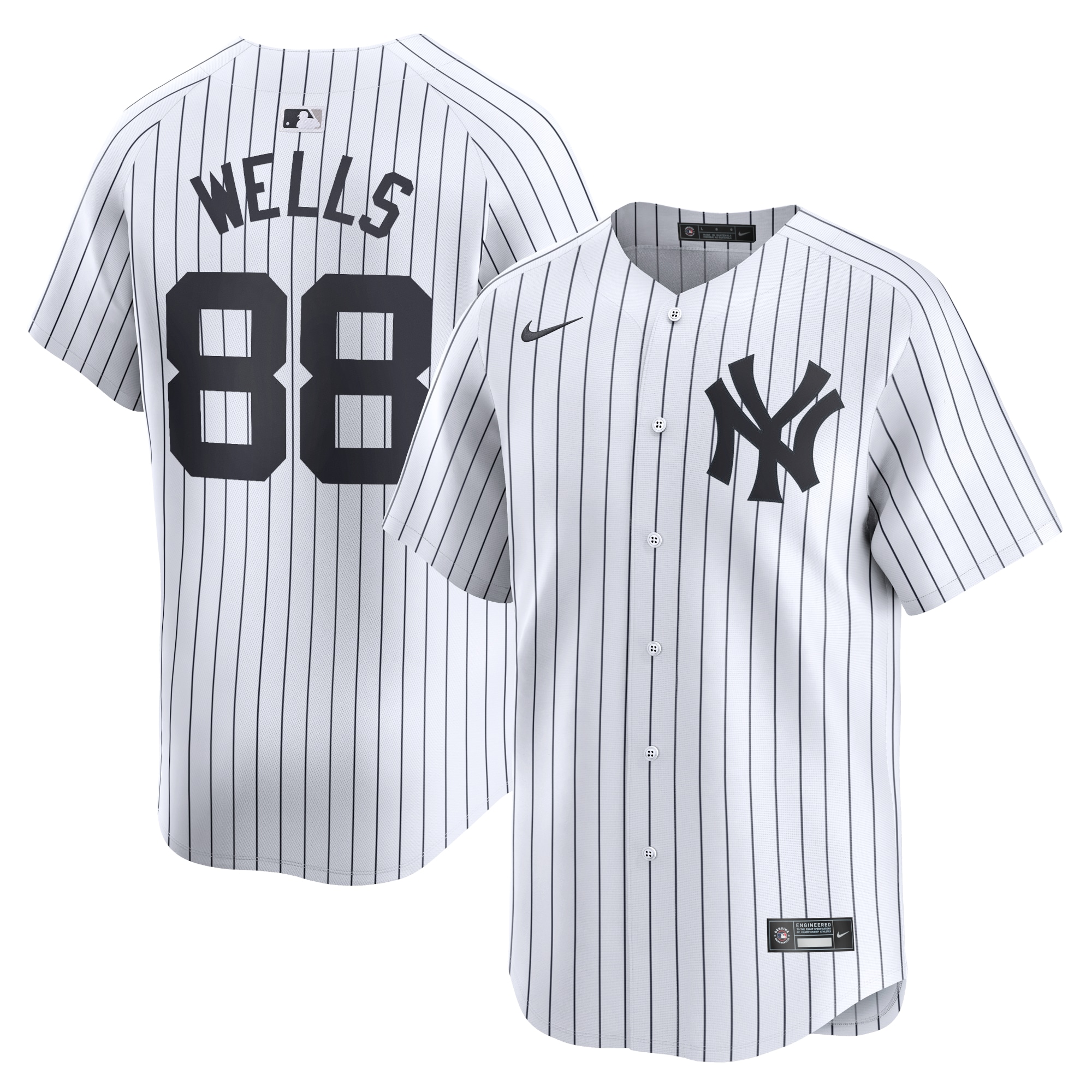 Austin Wells New York Yankees Home Limited Player Jersey – White