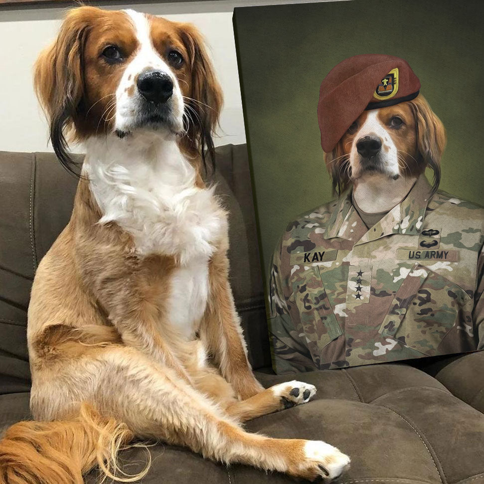 US Soldier – Custom Pet Canvas