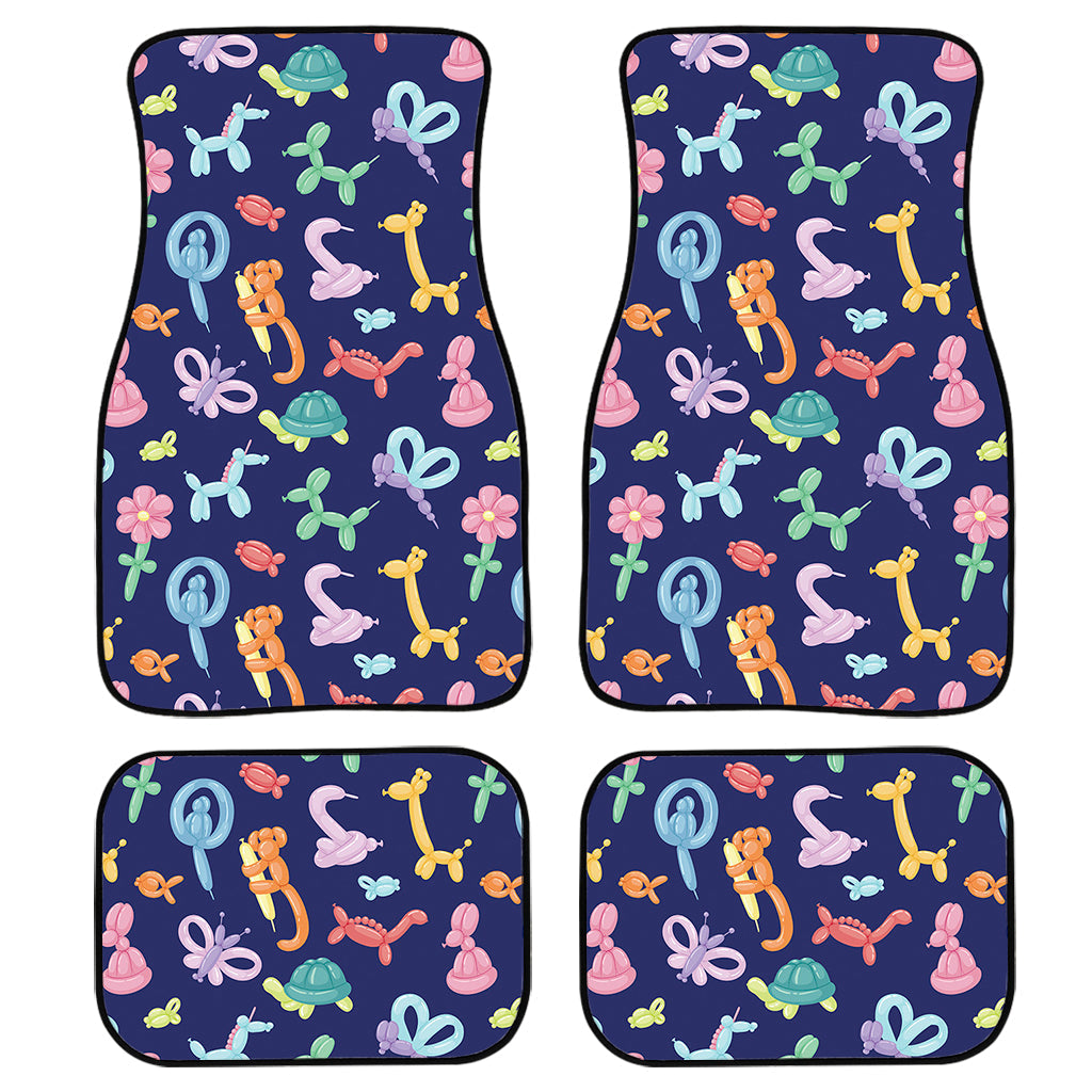 Animal Balloon Pattern Print Front And Back Car Floor Mats, Front Car Mat