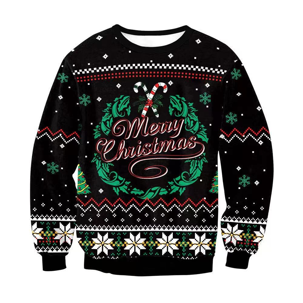 Candy Cane Merry Xmas Ugly Christmas Sweater 2021