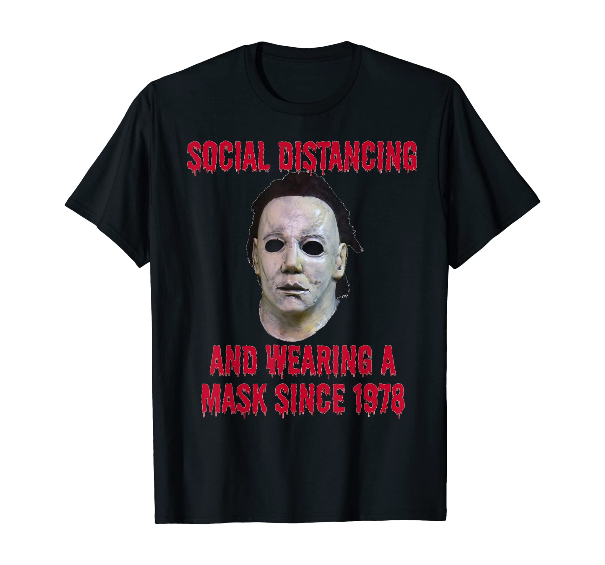 Social Distancing Horror Halloween T-Shirt