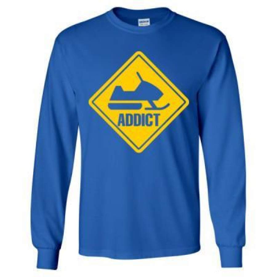 AGR Addict Snowmobile – Long Sleeve T-Shirt