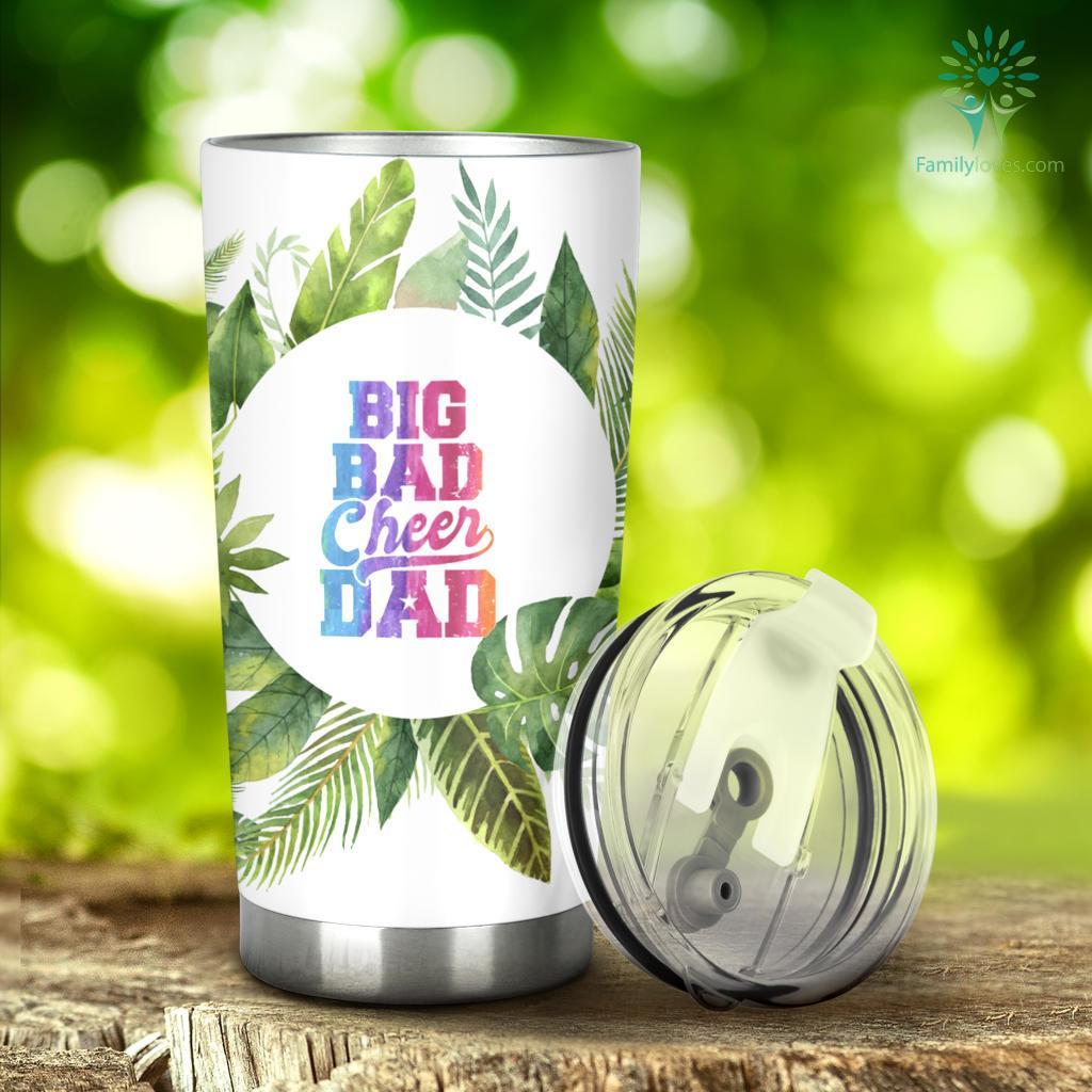 Cheer Coach Big Bad Cheer Dad Gift Tumbler