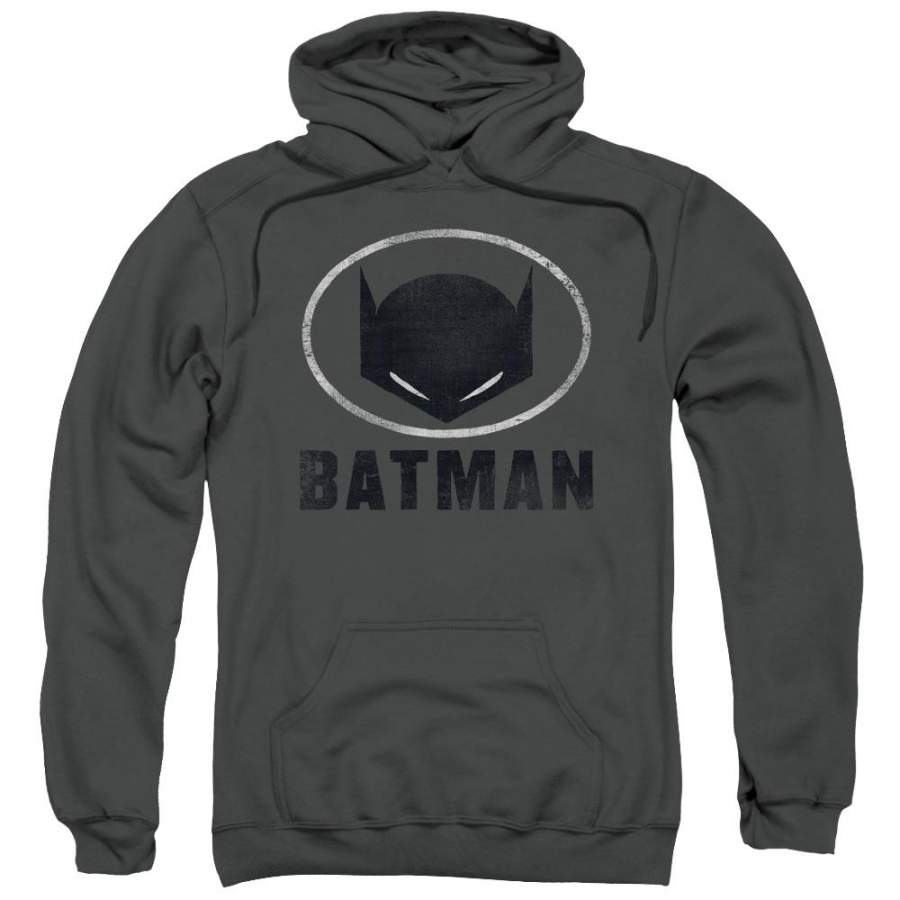 Batman – Mask In Oval Adult Pull Over Hoodie