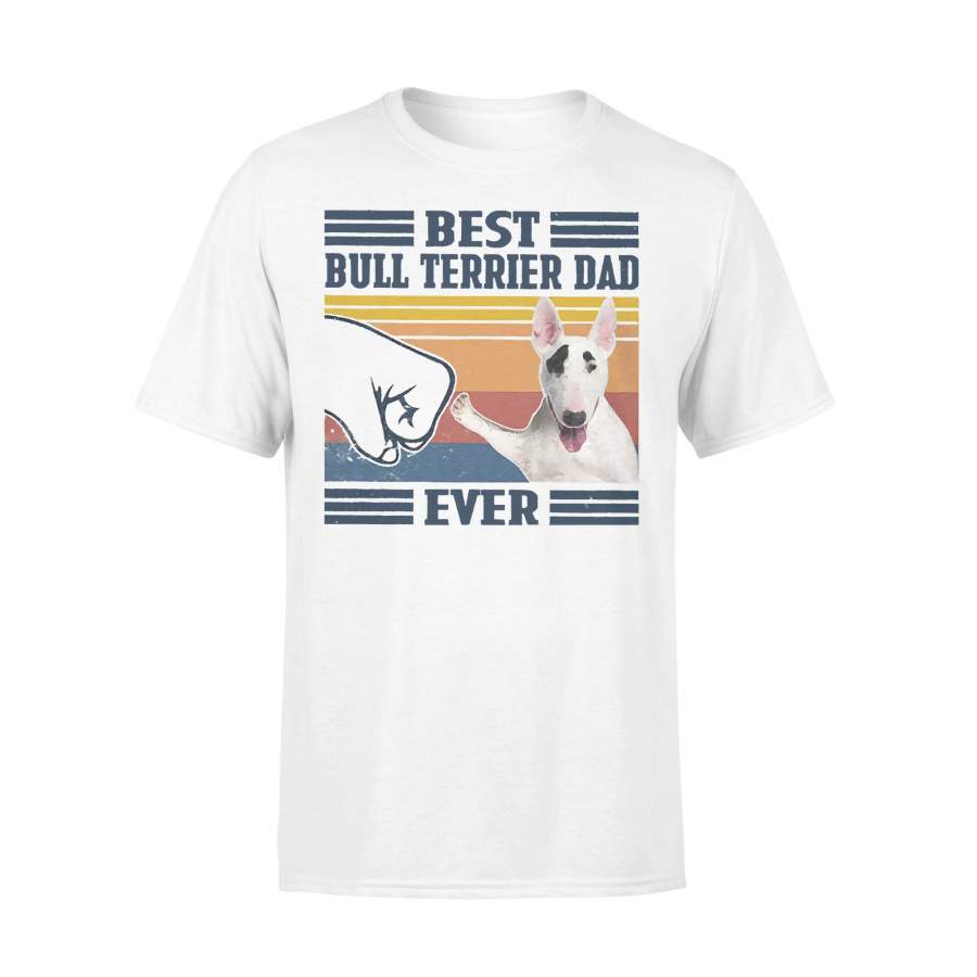 Father’s Day Best Bull Terrier Dad Ever Vintage T-shirt