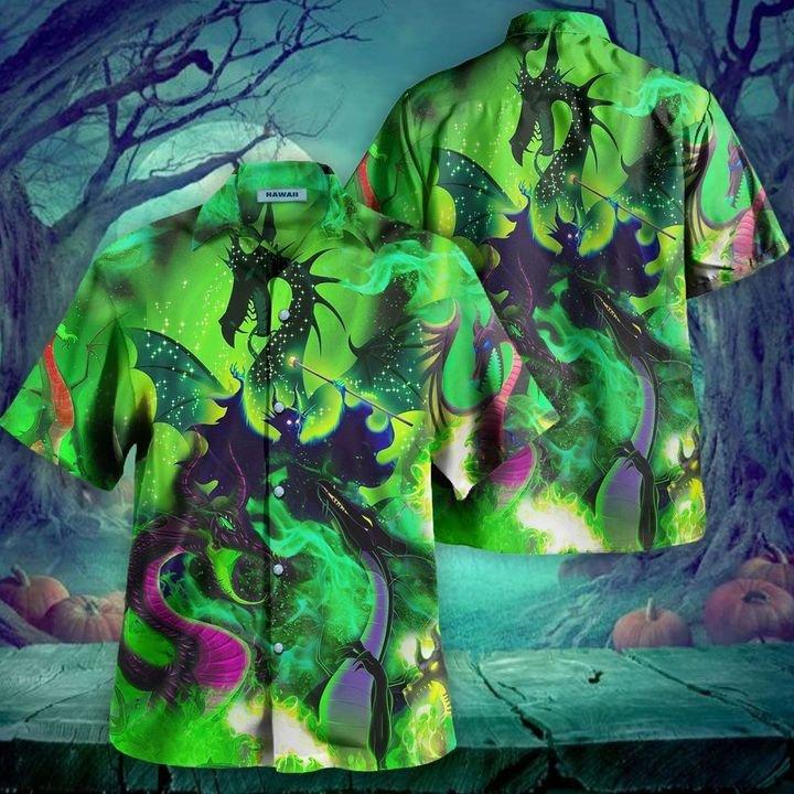 Maleficent Dragon Hawaii Shirt For Men And Women Ha26971