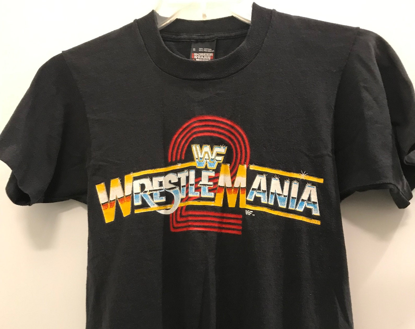 Vintage Wrestlemania 2 T Shirt   Wwf Wwe   Hulk Hogan   1986   Rare