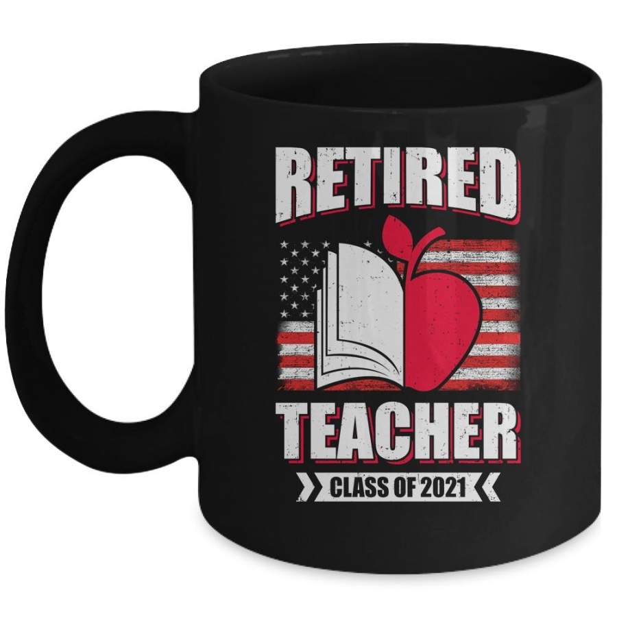 Retired Teacher Class Of 2021 Retirement Gifts Mug