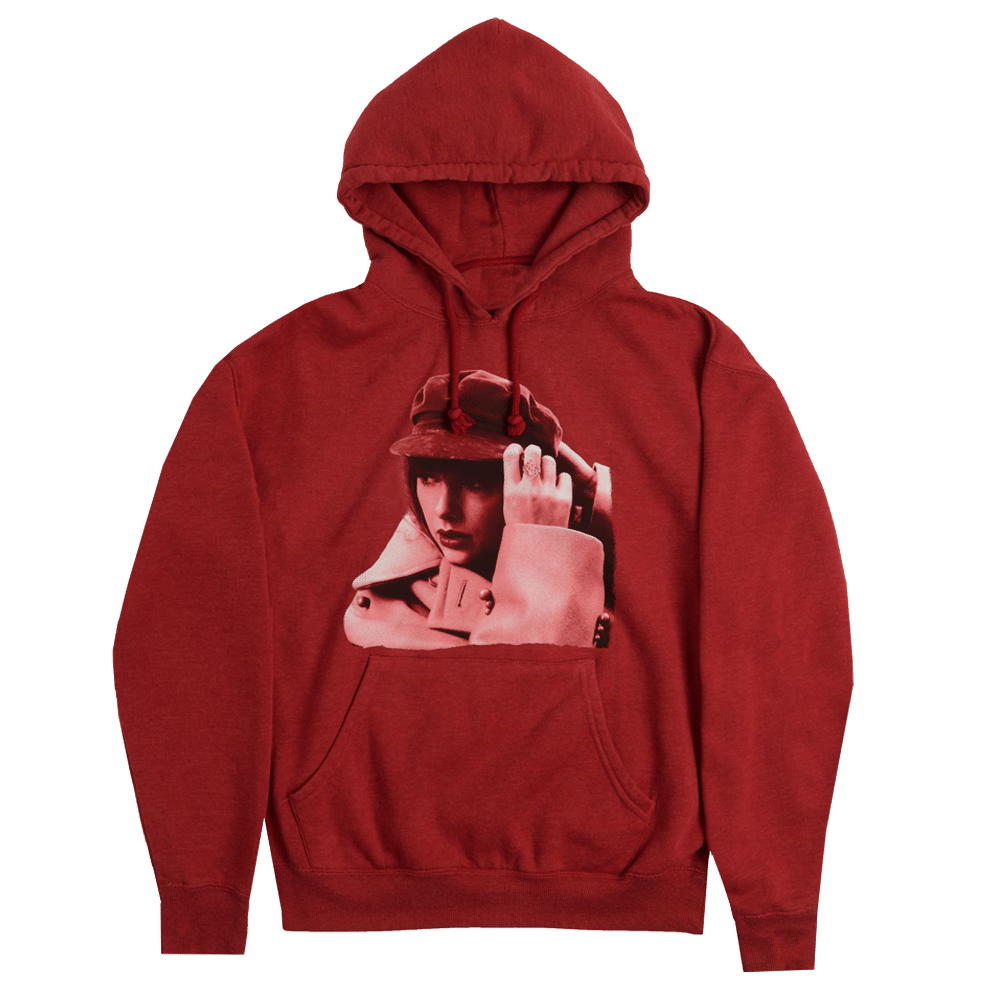 Taylor’S Version Merch Album Cover Red Hoodie Red