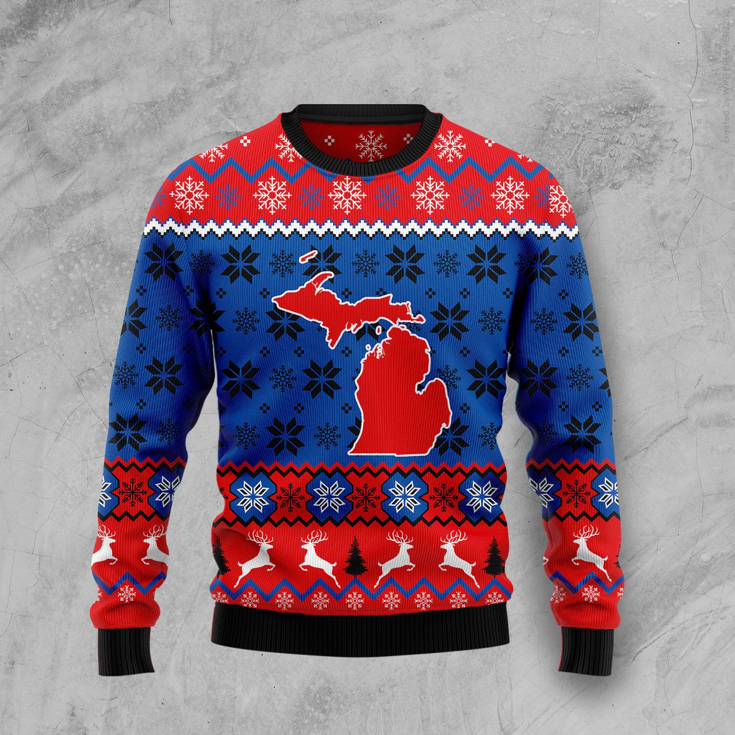 Sweet Home Michigan Ugly Christmas Sweater | For Men & Women | Adult | Us4442