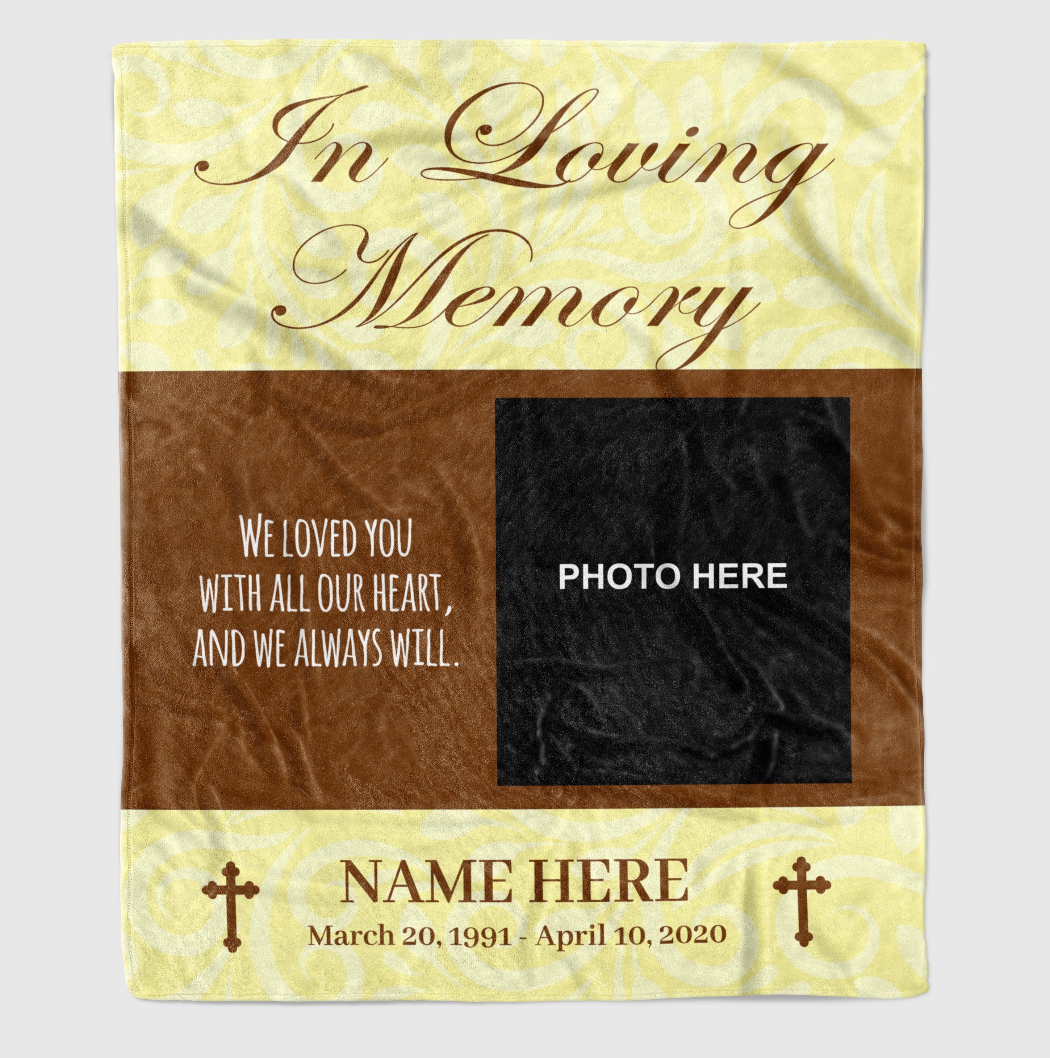 Custom Memorial Photo Blanket