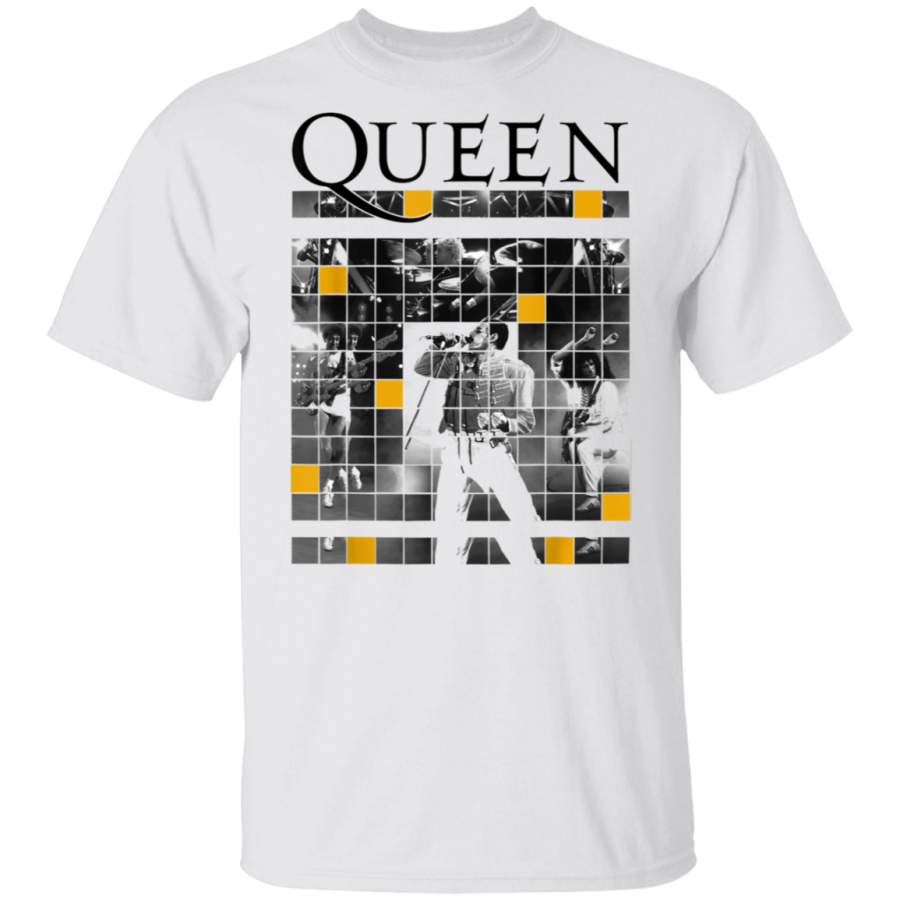 Queen Official Live Concert Blocks TShirt