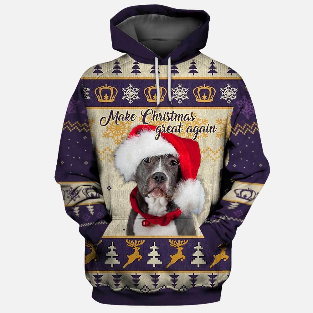 Pitbull Xmas 3D Full Printing