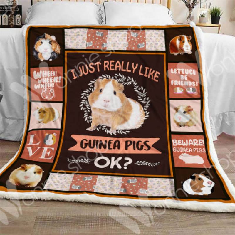 Guinea Pig Sherpa Blanket NOV1302 67O39