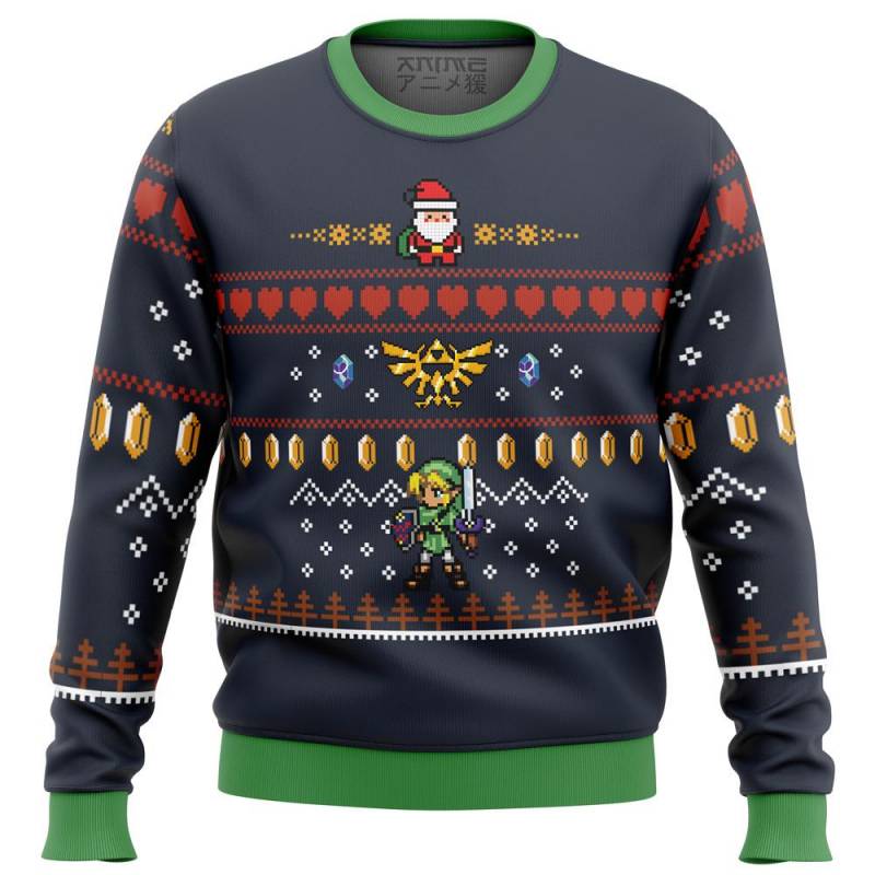 zelda santa link Premium Ugly Christmas Sweater