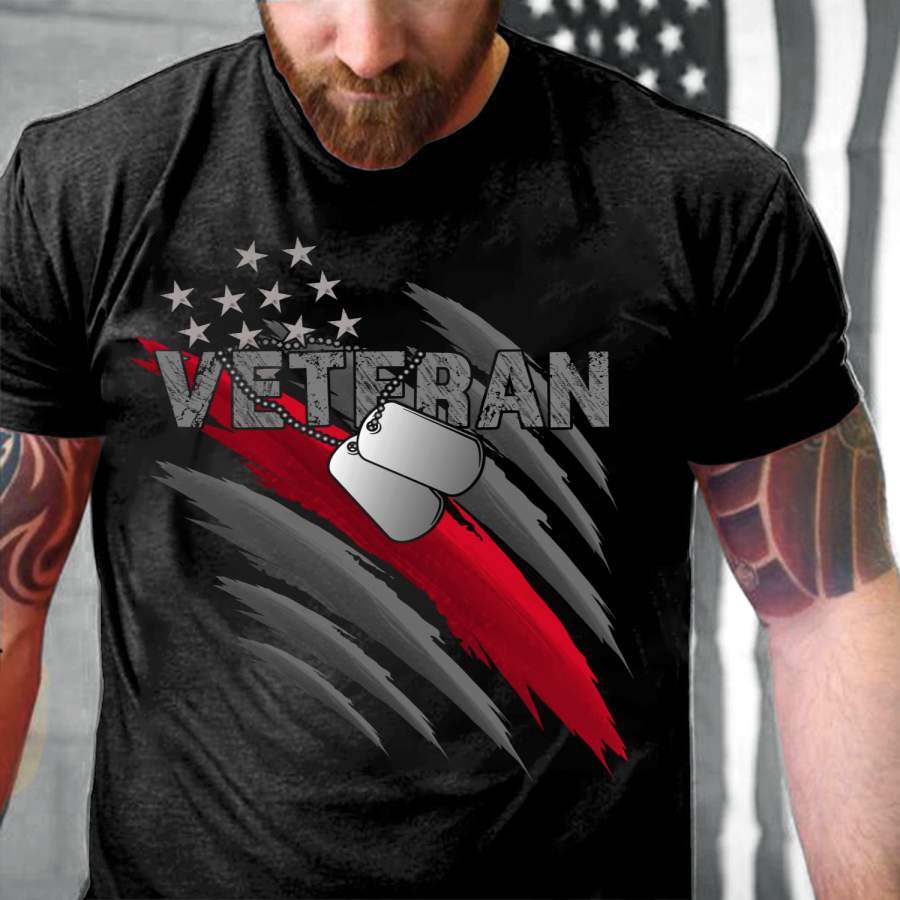 Proud U.S. Veteran, Gift For Veteran T-Shirt