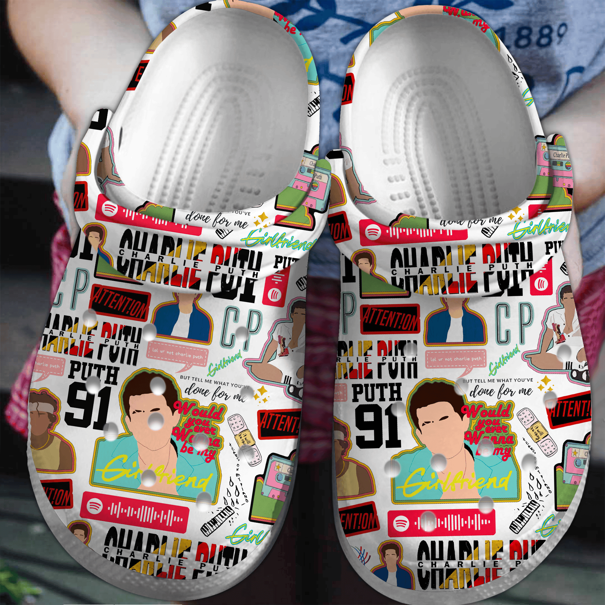 Charlie Puth Crocss Clogs For Men Women And Kid N16Qlebj