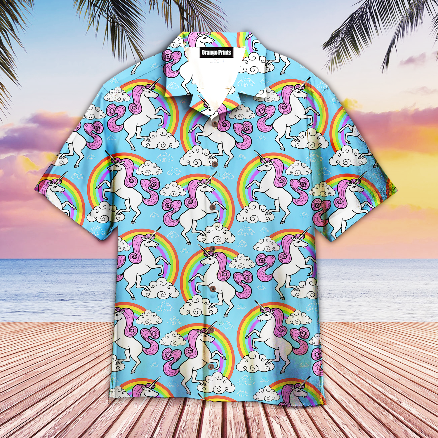 Life Is Better With Unicorn Rainbow Hawaii Shirt For Men Women Ha24386