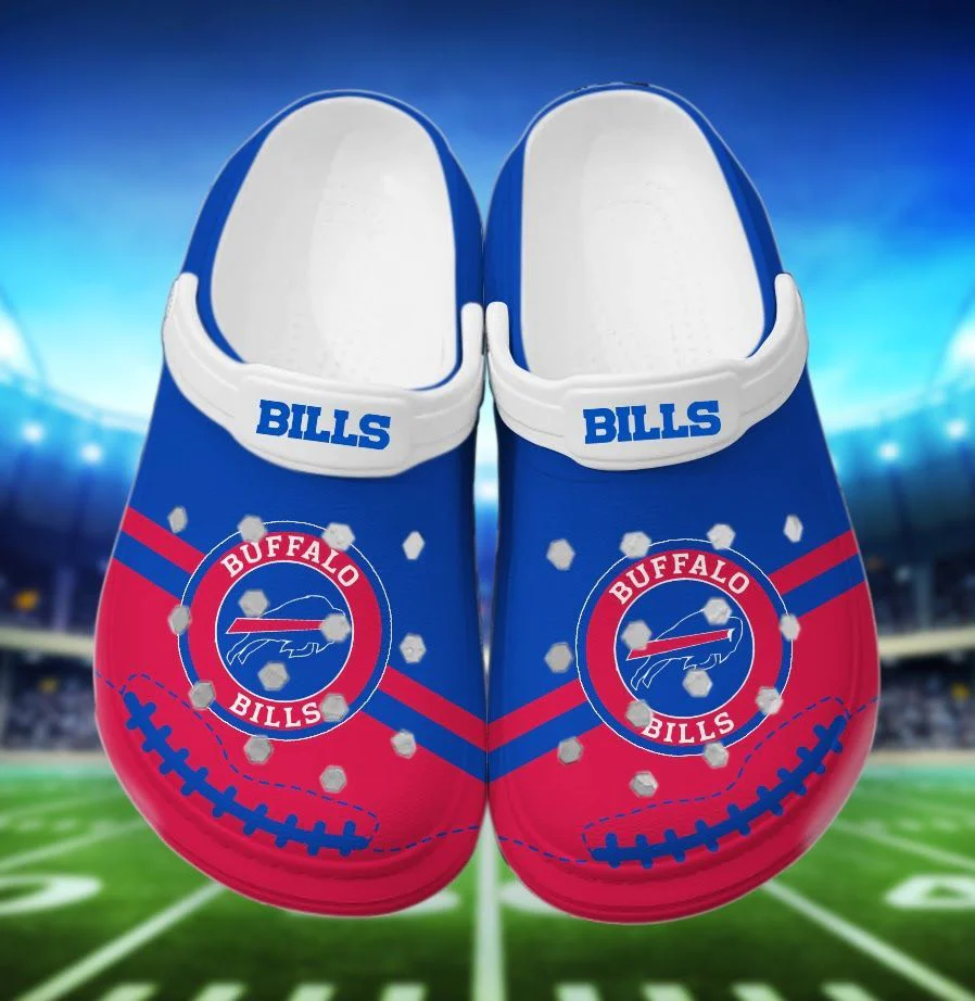 NFL Buffalo Bills Football Crocss Shoes Comfortable Crocband Clogs For Men Women