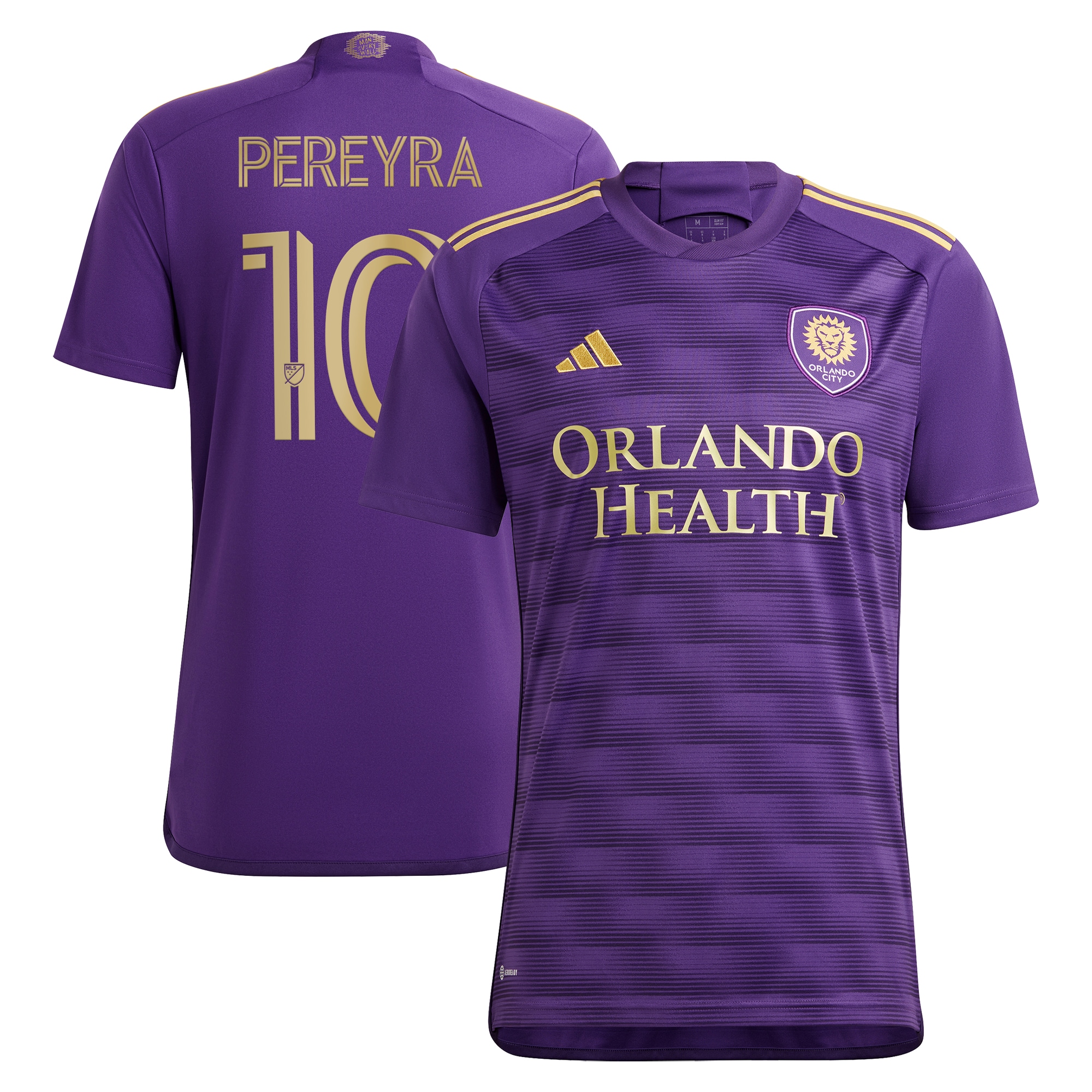 Mauricio Pereyra Orlando City SC 2023 The Wall Kit Replica Player Jersey – Purple