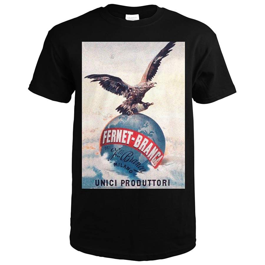 Fernet – Branca – Unici Produttori Vintage Poster Italy Men T Shirt