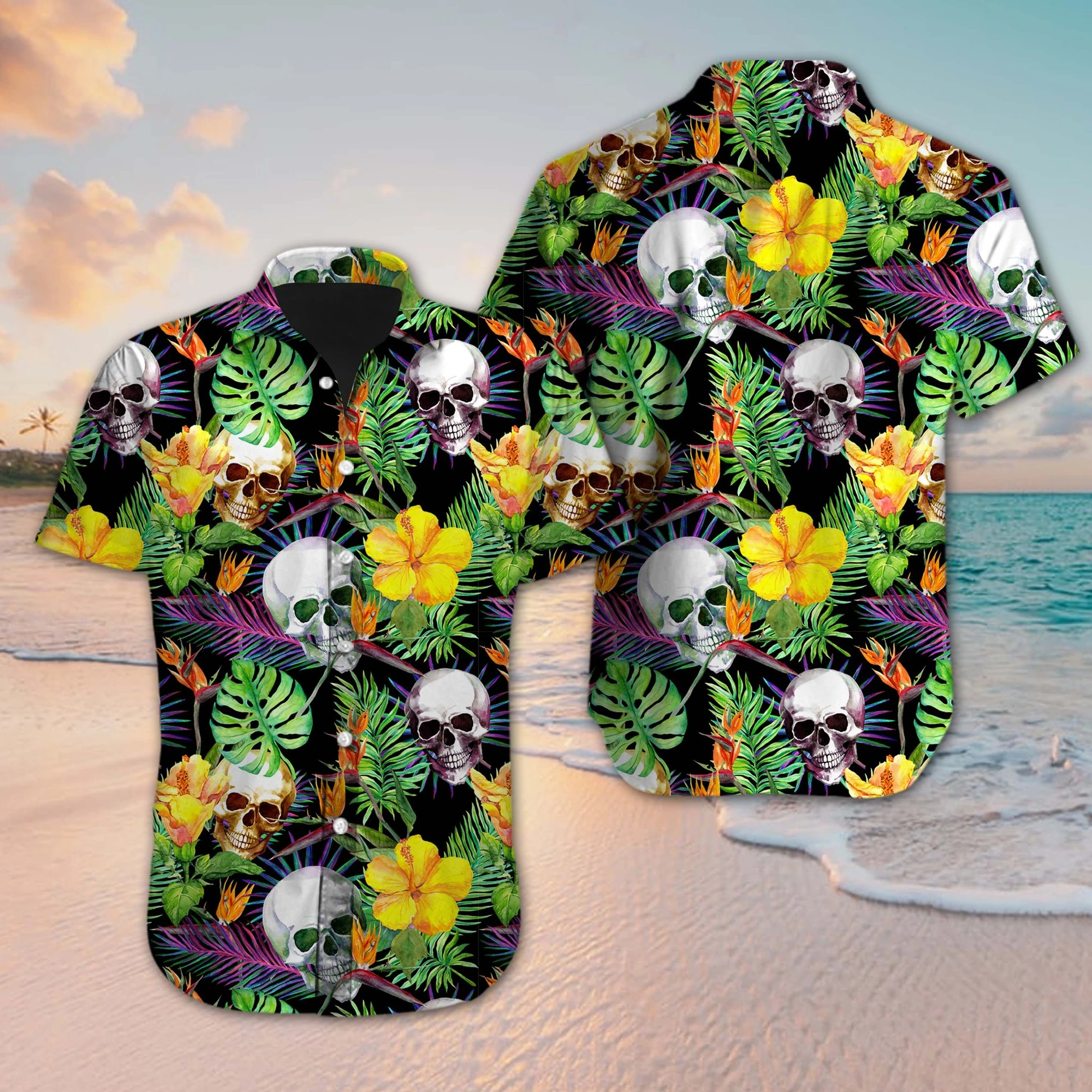 Skull Hawaii Shirt Ha17939