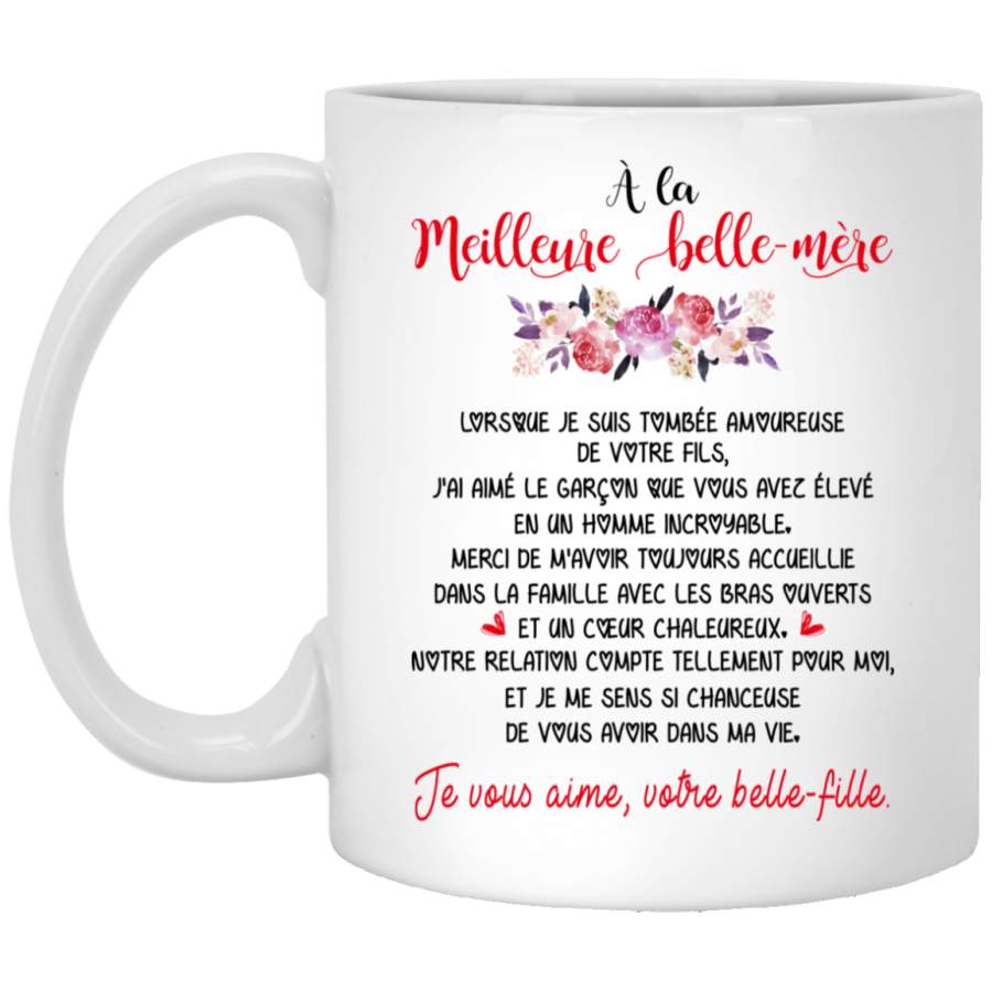 À la meilleure belle-mère mother in law mug