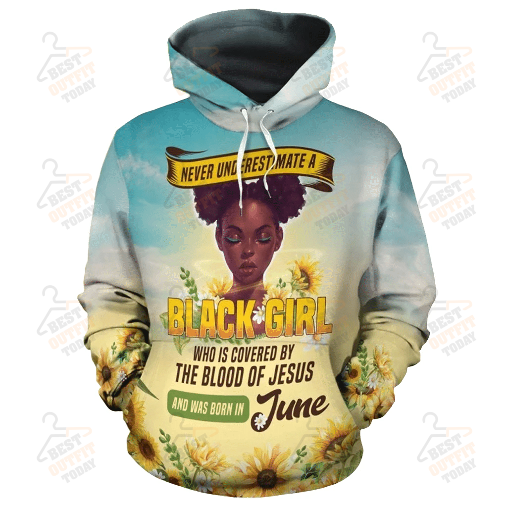 Black Queen Daughter Of God Hoodie For Men And Women