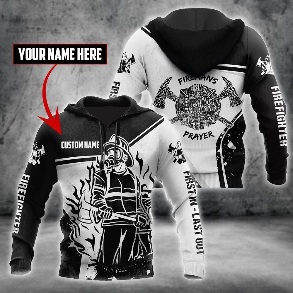 USATOPDEAL.COM – Customize Name Firefighter Hoodie For Men And Women TR1512202HHND