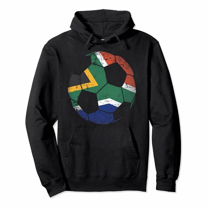 South Africa Soccer Ball Flag Jersey African Football Pullover Hoodie, T-Shirt, Sweatshirt