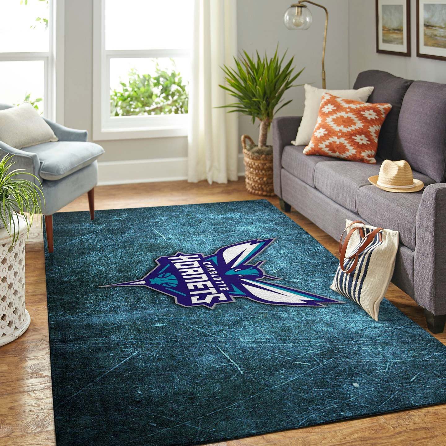 The 20 Rug Charlotte Hornets Rug Basketball Floor Decor