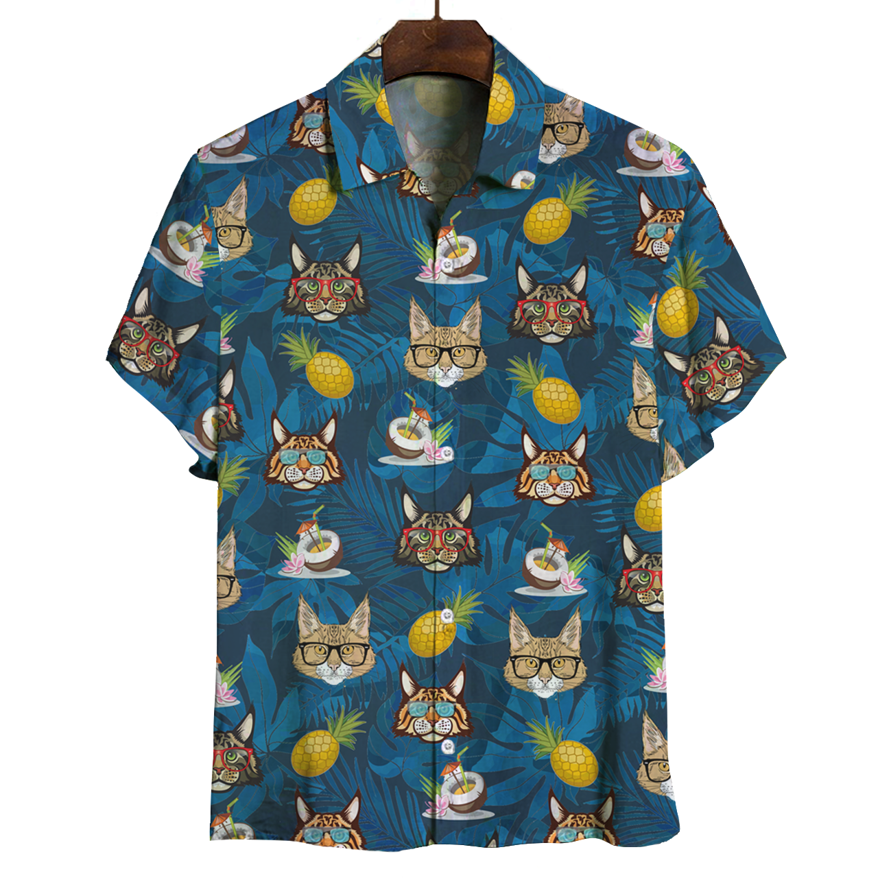 Aloha Hawaii Maine Coon Cat Shirt Ha99476