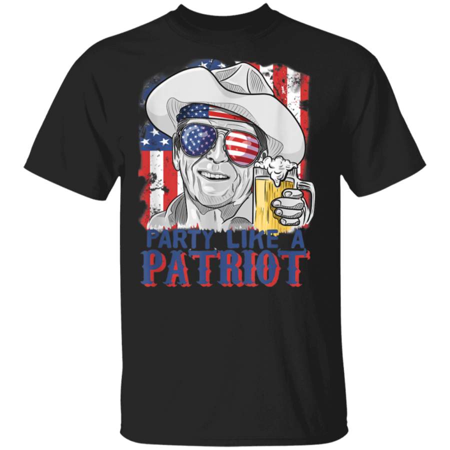 4th of July President Raegan Shirt Men Women American Flag TShirt