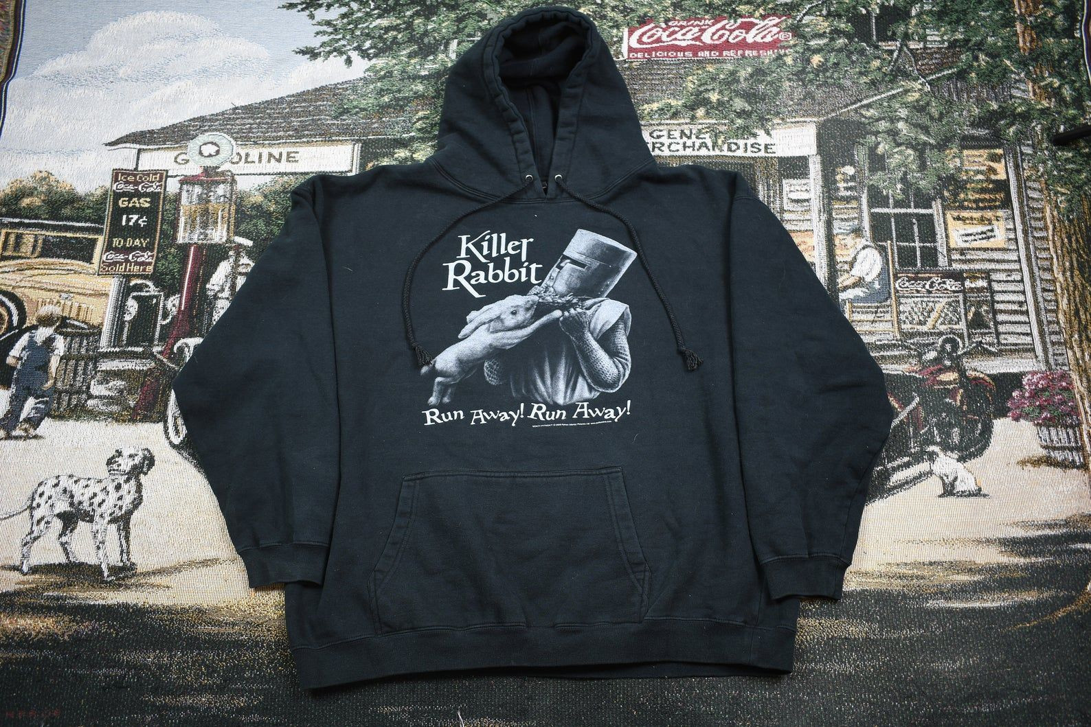 Vintagemonty Python / 2000 Movie / Vintage Killer Rabbit Sweater / Run Away Run Away / Knight / Athletic Pull Over