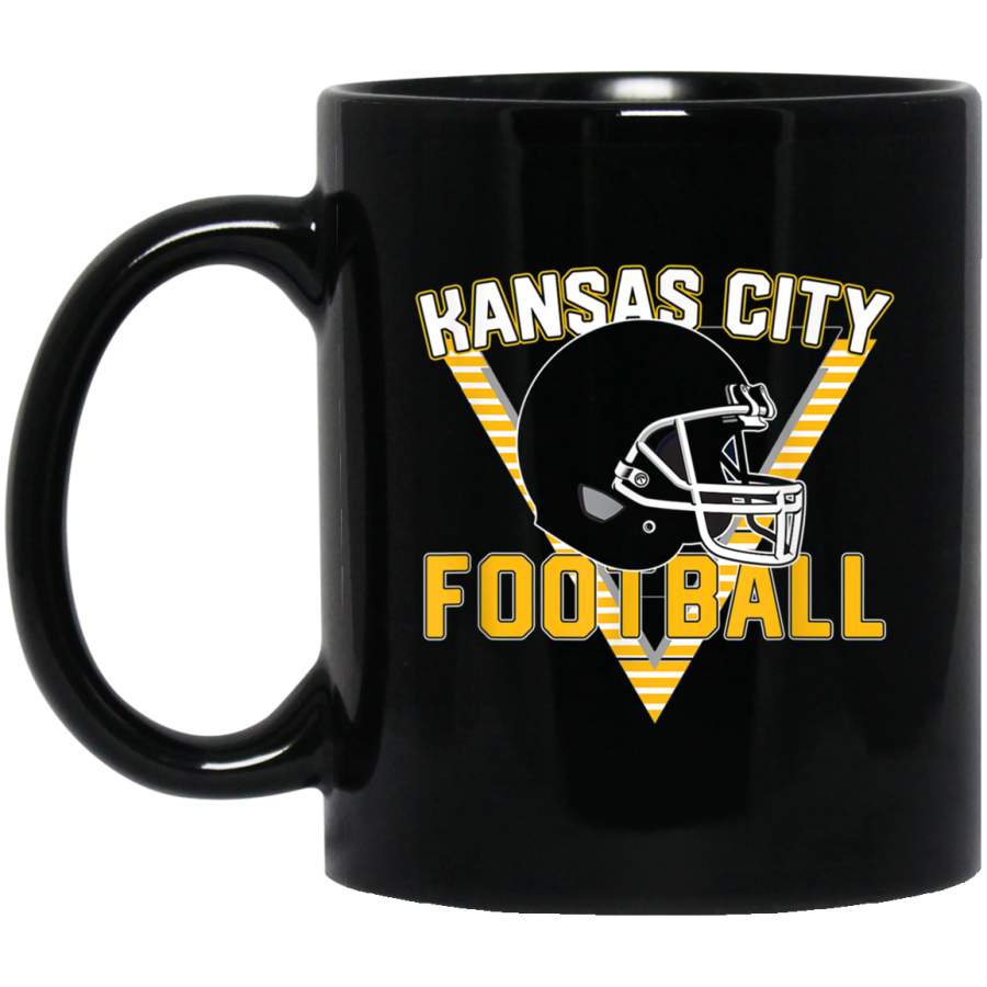 Old School Kansas City Football Retro 90s Mug